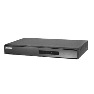 Gravador digital de vídeo preto HIKVISION com painel frontal e luzes indicativas