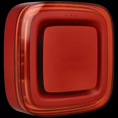 Alarme de segurança vermelho quadrado da marca AJAX