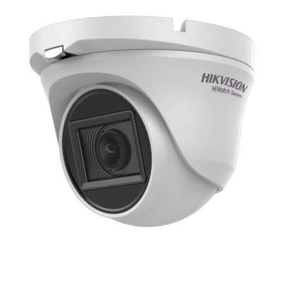 Câmara de vigilância branca HIKVISION HiWatch DS-2CD2347G1-LU com lente quadrada preta