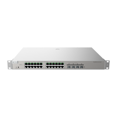 Comutador de rede Cisco com 24 portas Ethernet e 4 portas SFP