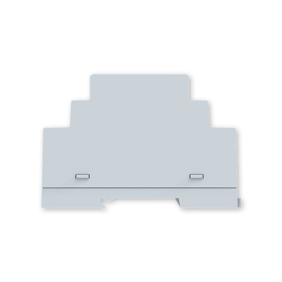 Base plástica branca em formato de degraus
