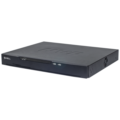Leitor de vídeo digital preto Sunell com portas USB e ventilador lateral