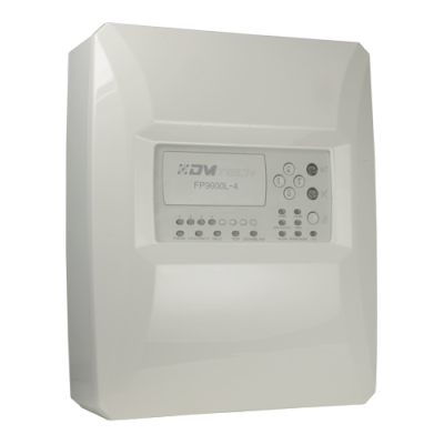 Painel de controlo branco XDw Tech FP9000L-4 com botões e ecrã LCD