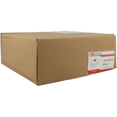 Caixa de cartão HIKVISION com etiqueta de câmara de segurança