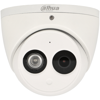 Câmara de segurança de vigilância branca Dahua Technology com dois sensores frontais