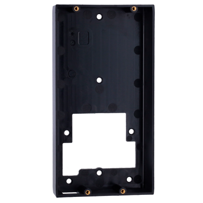 caixa plástica preta vazia para componente eletrônico