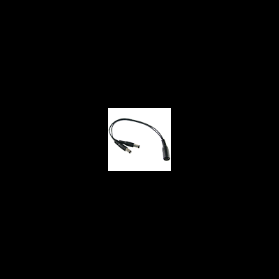 Auricular Bluetooth preto e cinza sobre fundo branco