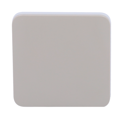 Interruptor elétrico branco quadrado com cantos arredondados