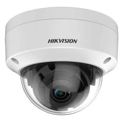 Câmara de vigilância cúpula branca da marca HIKVISION