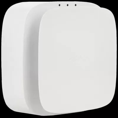 Dispositivo branco com texto gravado AJAX e três orifícios no topo