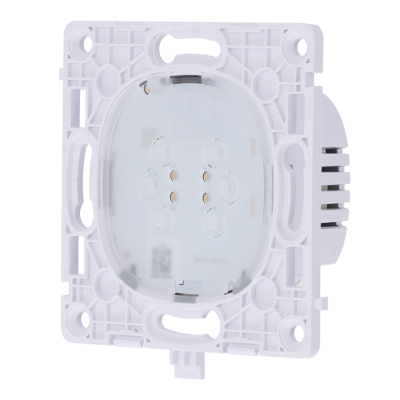 Interruptor elétrico branco encastrável com contactos internos