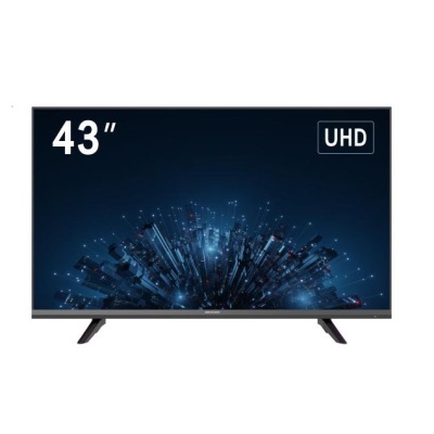 Televisor Samsung 43 polegadas com UHD ecrã plano preto