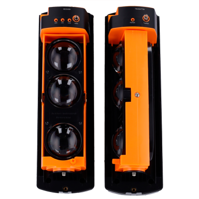 Dispositivos electrónicos Active Infrared Detector preta e laranja