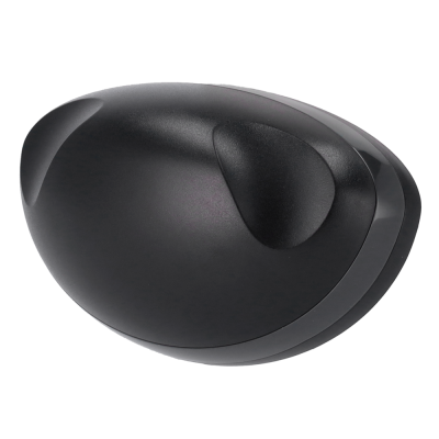 Rato ergonómico vertical preto mate