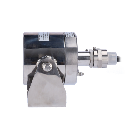 Dispositivo metálico redondo com etiquetas e parafusos em aço inoxidável