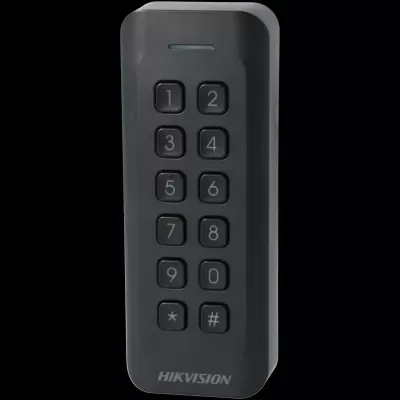 Comando preto HIKVISION com botões numéricos