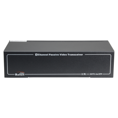 Transmissor e recetor de vídeo passivo preto