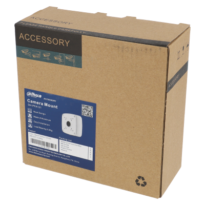 Caixa de embalagem de acessório para montagem de câmera Dahua