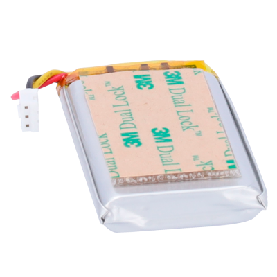 Bateria recarregável com fita adesiva 3M e conector de fios