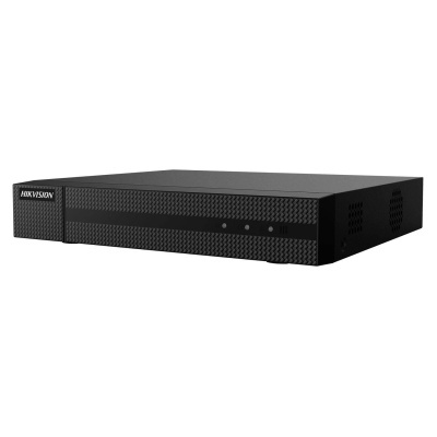 Dispositivo electrónico preto com texturas e logótipo HIKVISION