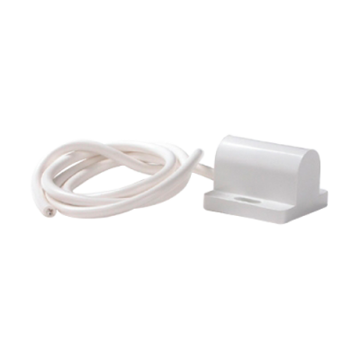 Sensor magnético branco com cabo e suporte para portas ou janelas