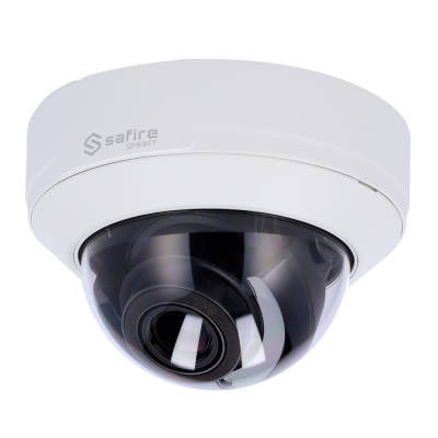 Câmara de segurança domo Safire Smart com cúpula transparente