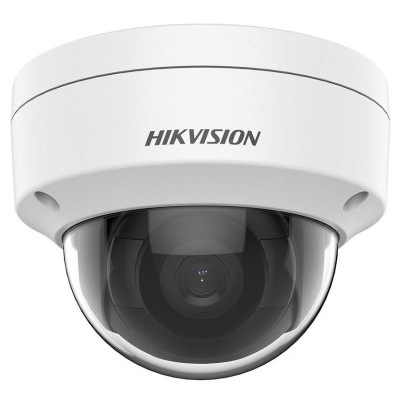 Câmara de segurança de teto branca com cúpula transparente escura HIKVISION
