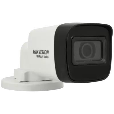 Câmara de segurança Hikvision HiWatch Series branca e preta