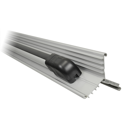 Vedante em alumínio com tampa preta em plástico