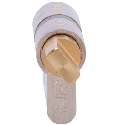 Cilindro de fechadura metálico com gravação Yale