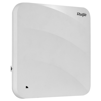 Dispositivo quadrado branco com logotipo Ruijie