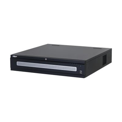 Gravador de vídeo digital preto Dahua retangular com ventoinhas frontais