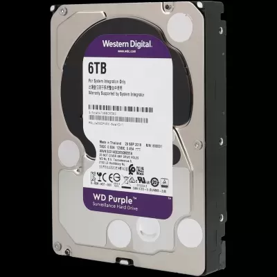 Disco rígido Western Digital WD Purple 6TB para integração de sistema