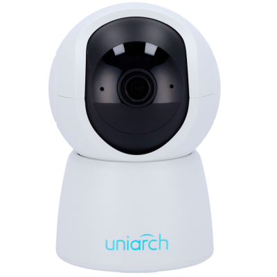 Câmara de segurança branca e preta, marca uniarch