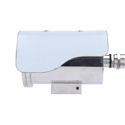 Máquina de cortar cabelo metálica com chapa protetora branca