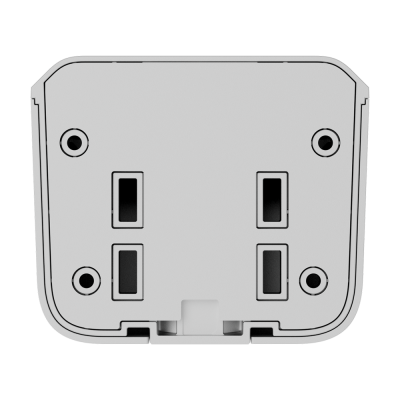 Tomada elétrica cinzenta com quatro portas USB