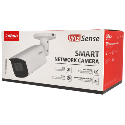 Embalagem caixa câmara rede inteligente Dahua WizSense SMART NETWORK CAMERA branca