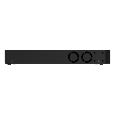 Equipamento eletrónico preto com dois ventiladores na lateral