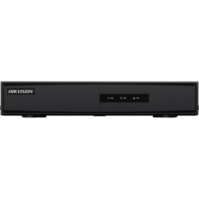 Aparelho preto HIKVISION com indicadores luminosos no painel frontal