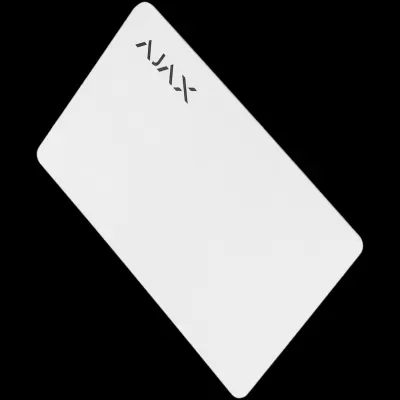 Cartão branco com o texto AJAX