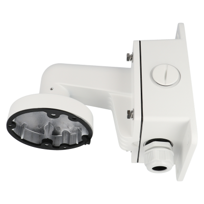 Suporte de montagem branco para câmara de vigilância