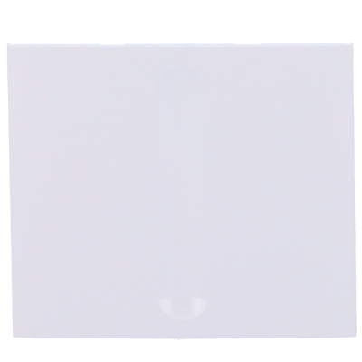 Envelope branco de papel com aba