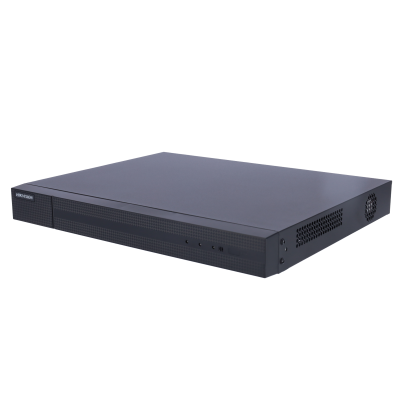 Equipamento eletrônico preto Hikvision com ventoinhas laterais