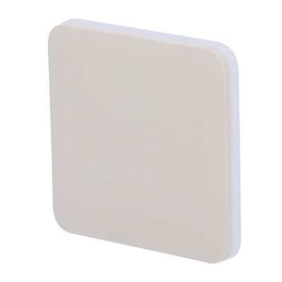 Objeto quadrado branco com cantos arredondados