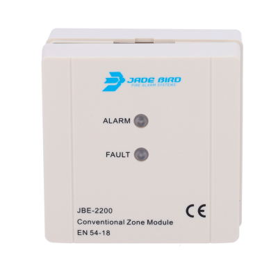 Módulo de zona convencional branco para sistema de alarme de incêndio