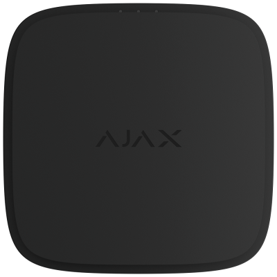 Dispositivo preto quadrado com texto AJAX gravado