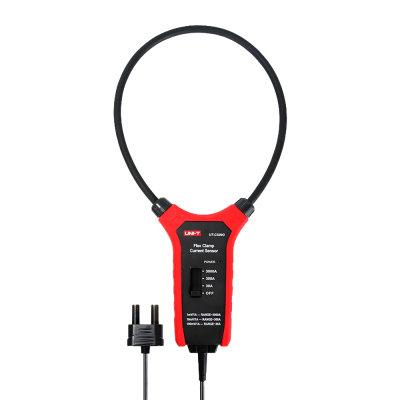 Sensor de corrente Flex Clamp UNI-T UT-CS909D vermelho e preto com cabo e ficha