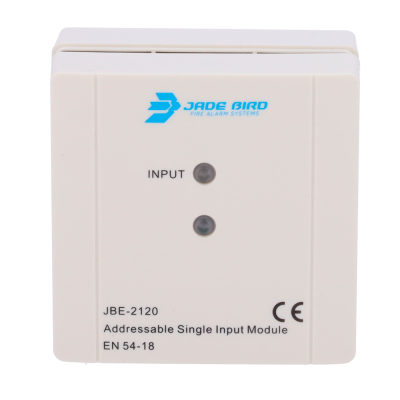 Módulo de entrada único branco para alarme de incêndio JADE BIRD