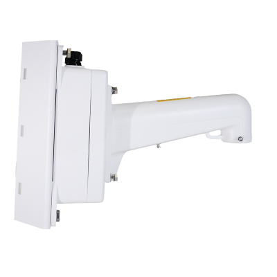 Antena parabólica branca com suporte