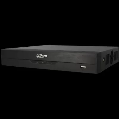 Gravador de vídeo preto Dahua Technology com porta USB frontal